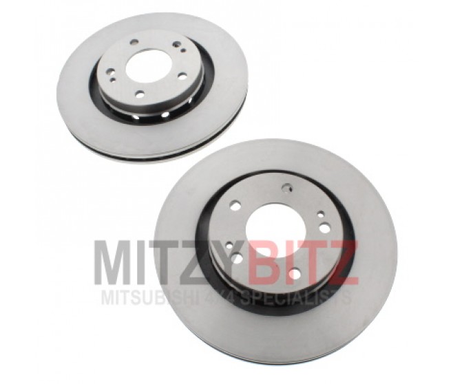 FRONT BRAKE DISCS 294MM VENTED FOR A MITSUBISHI FRONT AXLE - 