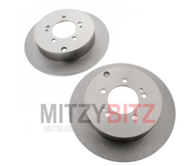 REAR BRAKE DISCS ( 302MM SOLID ) FOR A MITSUBISHI REAR AXLE - 