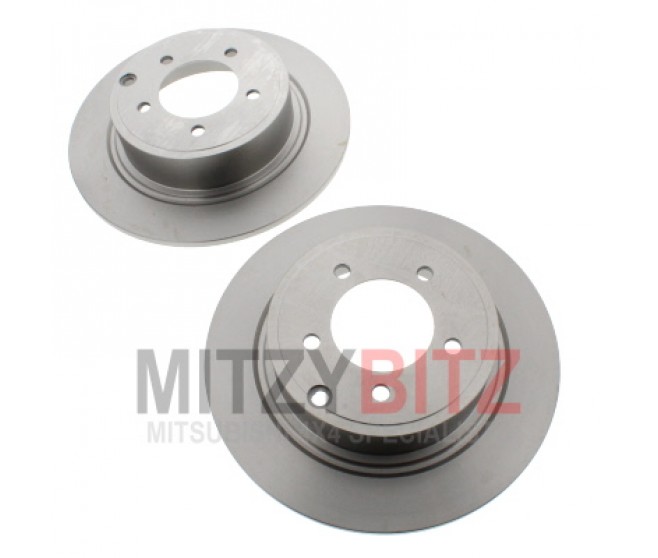 REAR BRAKE DISCS 302MM SOLID FOR A MITSUBISHI CW0# - REAR BRAKE DISCS 302MM SOLID