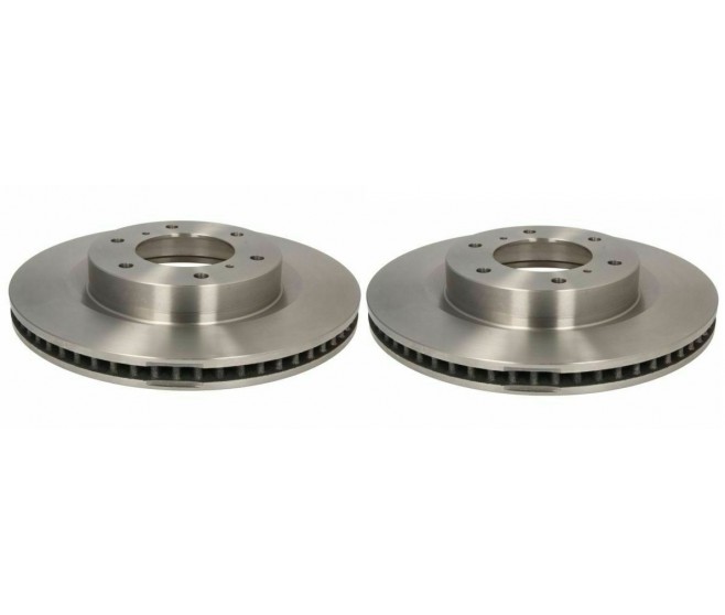 FRONT BRAKE DISCS 332MM VENTED FOR A MITSUBISHI V80,90# - FRONT AXLE HUB & DRUM