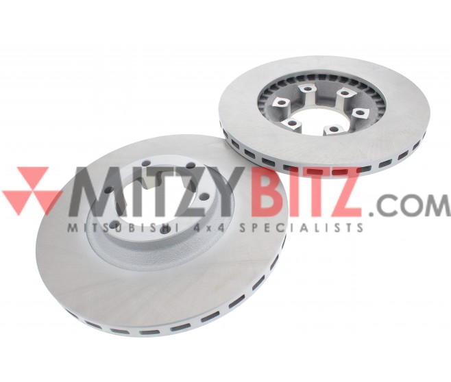 FRONT BRAKE DISC'S 276MM FOR A MITSUBISHI L04,14# - FRONT AXLE HUB & DRUM