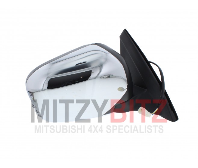 RIGHT CHROME ELECTRIC WING MIRROR FOR A MITSUBISHI EXTERIOR - 