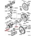 ENGINE CRANKSHAFT PULLEY BOLT KIT 14MM FOR A MITSUBISHI L300 - P15W