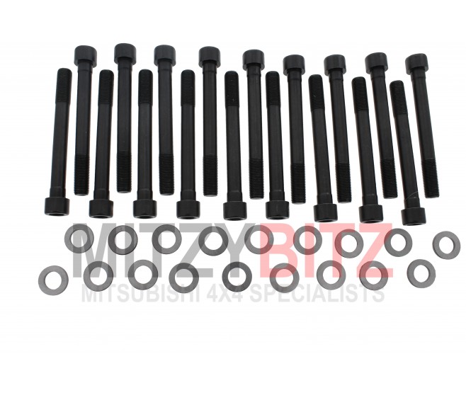 4D56 CYLINDER HEAD BOLT AND WASHER KIT FOR A MITSUBISHI L0/P0# - 4D56 CYLINDER HEAD BOLT AND WASHER KIT