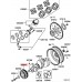 ENGINE CRANK SHAFT PULLEY FOR A MITSUBISHI PAJERO/MONTERO - V25W