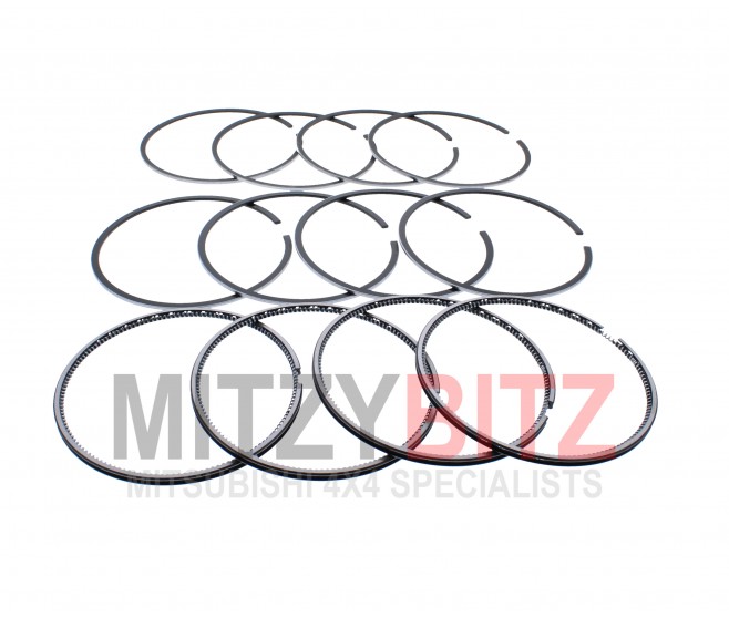ENGINE PISTON RING SET (4) STANDARD SIZE FOR A MITSUBISHI V60,70# - ENGINE PISTON RING SET (4) STANDARD SIZE