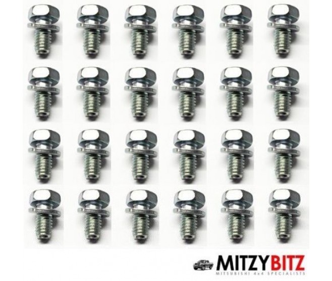 ENGINE SUMP PAN FIXING BOLTS FOR A MITSUBISHI ENGINE - 