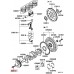 ENGINE CRANKSHAFT PULLEY BOLT FOR A MITSUBISHI V10-40# - ENGINE CRANKSHAFT PULLEY BOLT