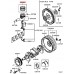 ENGINE PISTON RING SET (4) STD FOR A MITSUBISHI ENGINE - 