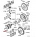 CRANKSHAFT PULLEY BOLT 14MM FOR A MITSUBISHI ENGINE - 