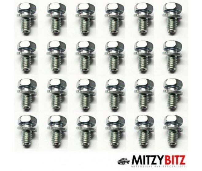 OIL SUMP PAN FITTING BOLTS FOR A MITSUBISHI N10,20# - OIL SUMP PAN FITTING BOLTS