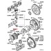 CRANKSHAFT PULLEY 4D56 FOR A MITSUBISHI ENGINE - 