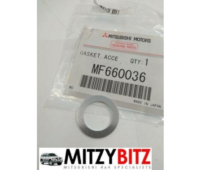 MANUAL GEARBOX PLUG WASHER GASKET FOR A MITSUBISHI H60,70# - MANUAL GEARBOX PLUG WASHER GASKET