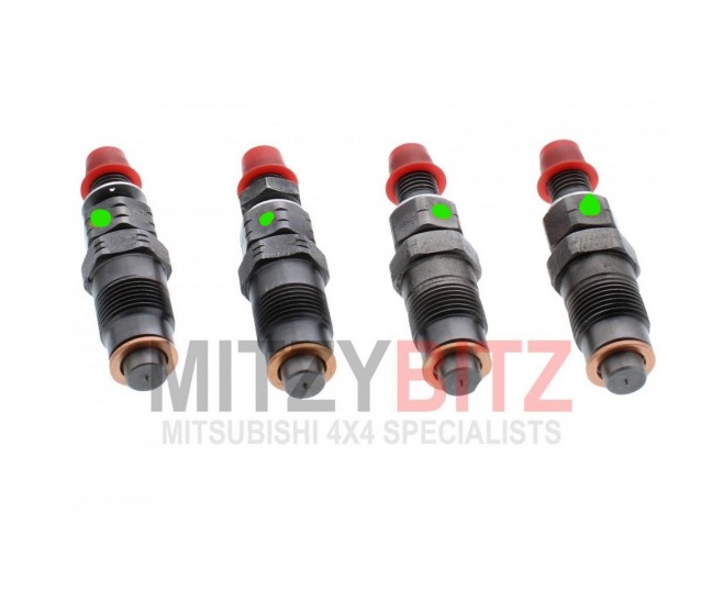 CLEAN AND TESTED FUEL INJECTORS FOR A MITSUBISHI L300 - P15W