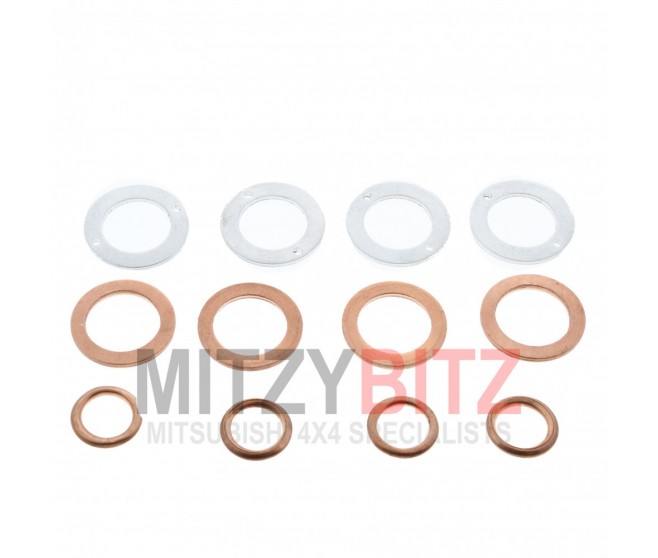 FUEL INJECTOR WASHER KIT  FOR A MITSUBISHI L04,14# - FUEL INJECTOR WASHER KIT 