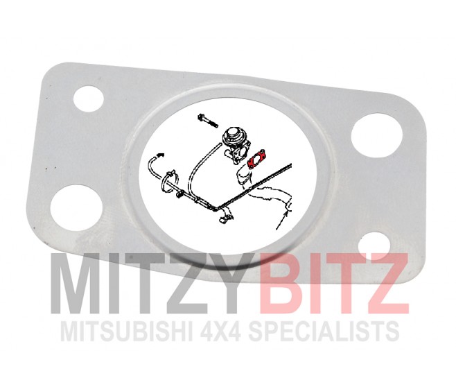 EGR PIPE TO VALVE GASKET FOR A MITSUBISHI L200 - K74T