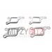 EXHAUST MANIFOLD GASKETS X4 FOR A MITSUBISHI INTAKE & EXHAUST - 