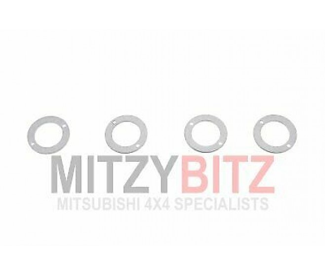 4 X FUEL INJECTOR ALLOY WASHERS FOR A MITSUBISHI L200 - K74T
