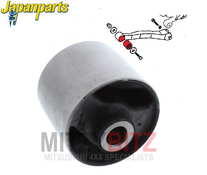 SUSPENSION TRAILING ARM BUSH FRONT OF REAR  FOR A MITSUBISHI V80,90# - SUSPENSION TRAILING ARM BUSH FRONT OF REAR 