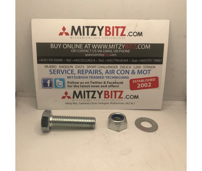 BOTTOM LOWER BALL JOINT BOLT ONLY FOR A MITSUBISHI L04,14# - BOTTOM LOWER BALL JOINT BOLT ONLY