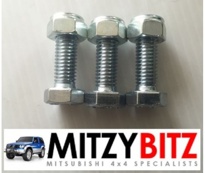 NEW TOP BALL JOINT BOLTS ONLY X3 FOR A MITSUBISHI PAJERO - V46WG