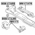 REAR SUBFRAME ENGINE MOUNTING BUSH FOR A MITSUBISHI PAJERO/MONTERO - V98W