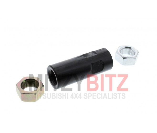 TRACK ROD END ADJUSTER TUBE AND THREADED NUTS FOR A MITSUBISHI PAJERO/MONTERO - V45W