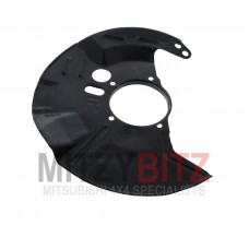 BRAKE DISC COVER PLATE - FRONT R/H