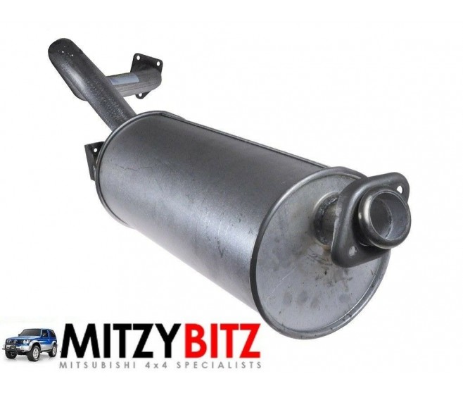 REAR EXHAUST BACK BOX SILENCER FOR A MITSUBISHI INTAKE & EXHAUST - 