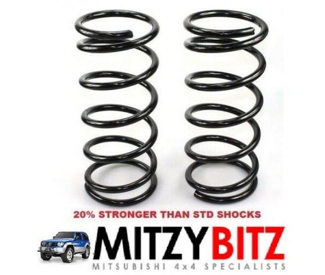 REAR COIL SPRINGS 20% STRONGER FOR A MITSUBISHI V10-40# - REAR COIL SPRINGS 20% STRONGER