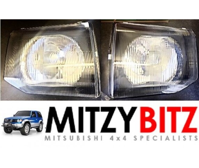 MANUAL ADJUST HEADLIGHTS FOR A MITSUBISHI CHASSIS ELECTRICAL - 