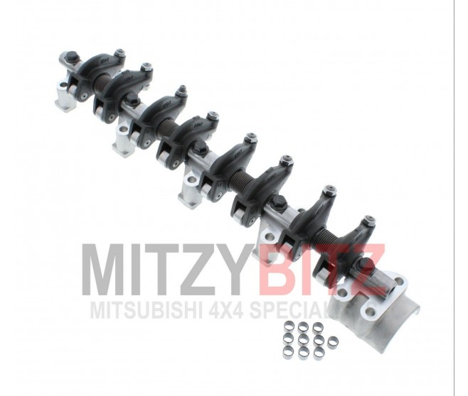 COMPLETE ROCKER SHAFT WITH ARMS AND CAPS FOR A MITSUBISHI PAJERO/MONTERO - V44W
