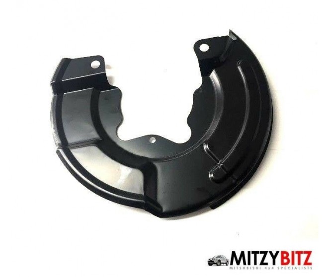 BRAKE DISC COVER FRONT LEFT FOR A MITSUBISHI FRONT AXLE - 