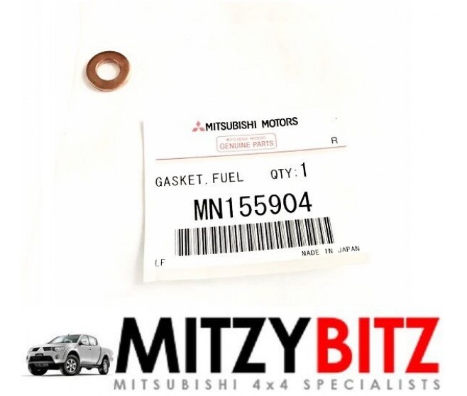 FUEL INJECTOR WASHER NOZZLE GASKET FOR A MITSUBISHI L200,L200 SPORTERO - KB4T