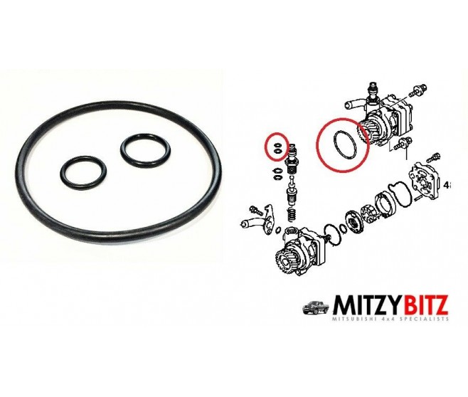 POWER STEERING PAS PUMP OIL RING SEAL KIT FOR A MITSUBISHI PAJERO - V46WG