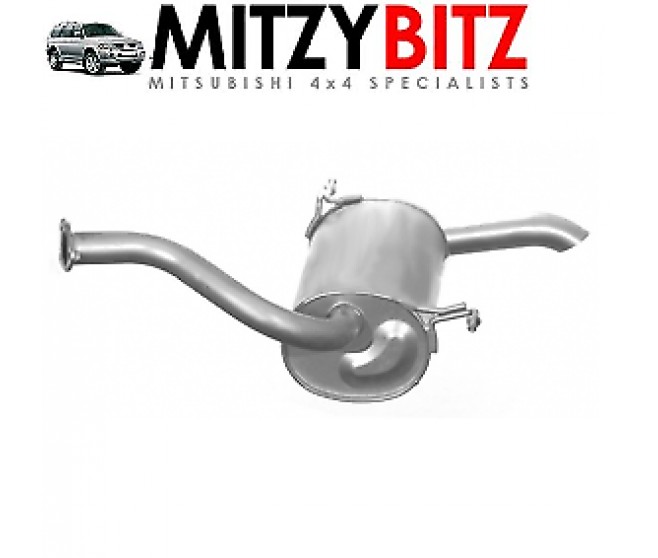 REAR EXHAUST BACK BOX TAILPIPE FOR A MITSUBISHI INTAKE & EXHAUST - 