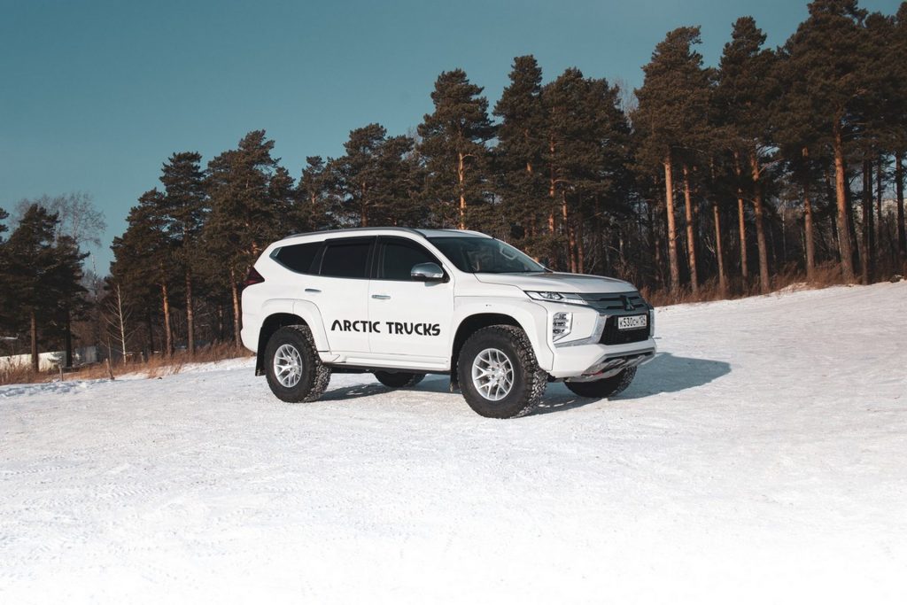 Arctic Trucks does its work on the Mitsubishi Montero Sport